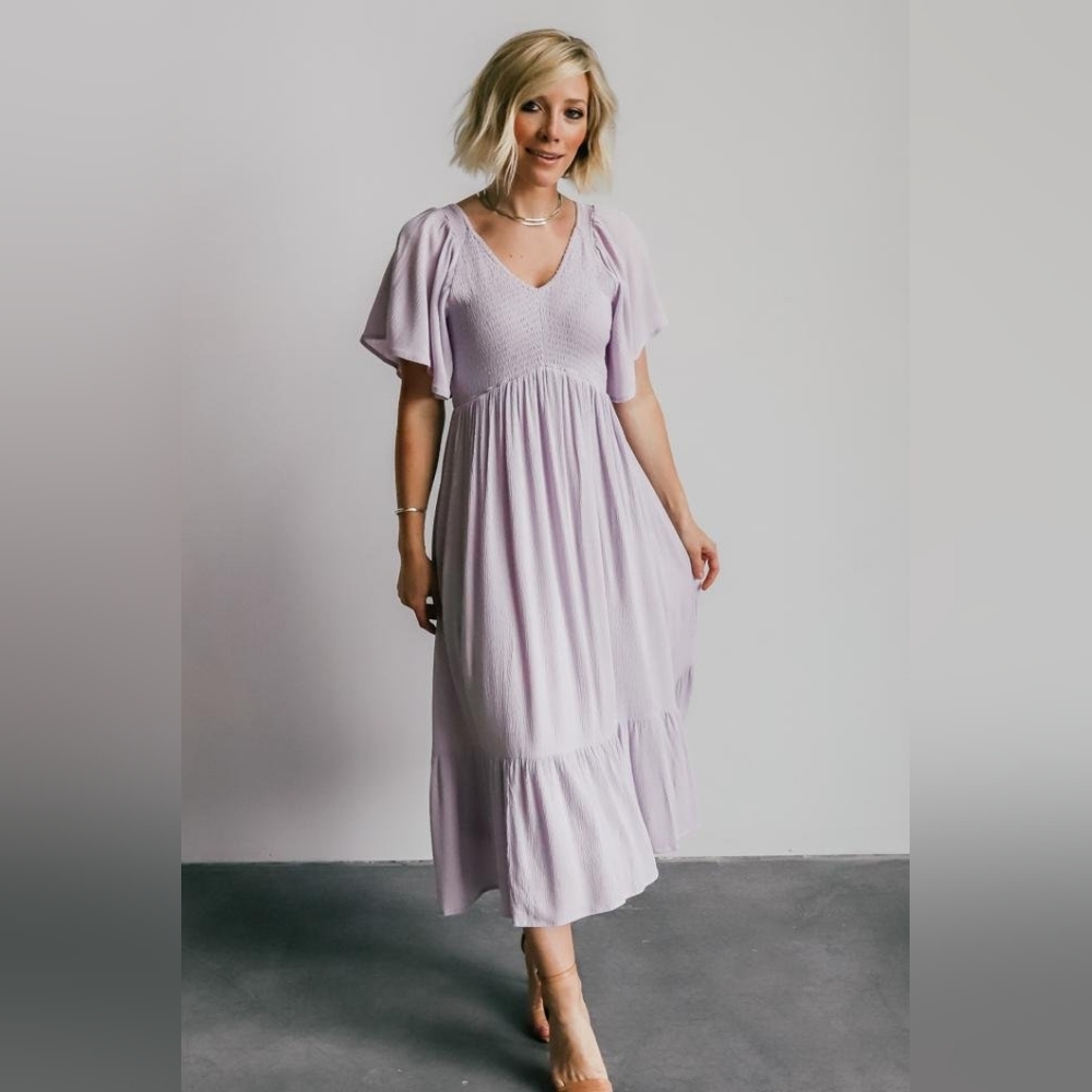 Baltic Born Lilac Felicity Smocked Dress